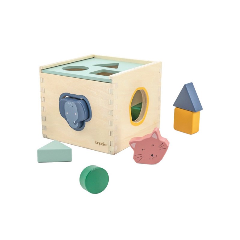 Cubes à formes en bois animaux - trixie