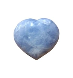 Coeur calcite bleue