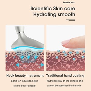 Led anti-âge cou et mâchoire rose