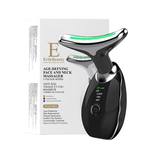 Led anti-âge cou et mâchoire noir