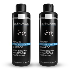 2x shampoing kératine 300ml
