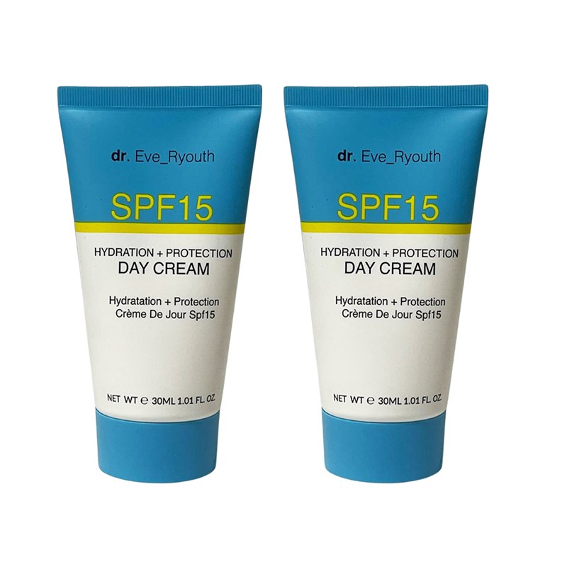 2x crèmes jour hydrat. Spf15 30ml
