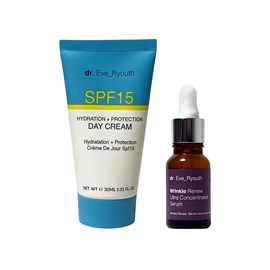 Crème spf 15 et serum anti-ride