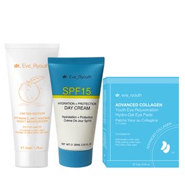 Crème spf15, patch yeux et crème nuit