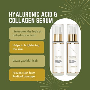 2 sérums a. Hyaluronic & collagène