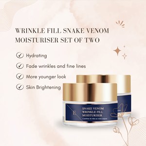 2x crèmes anti-rides venin 50ml