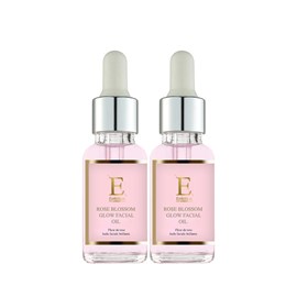 2x huile visage rose éclat 30ml