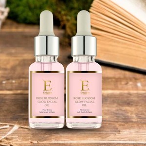 2x huile visage rose éclat 30ml