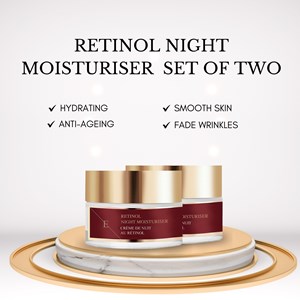 2x crèmes nuit rétinol 50ml