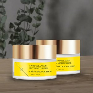 2x crèmes jour collagène spf50