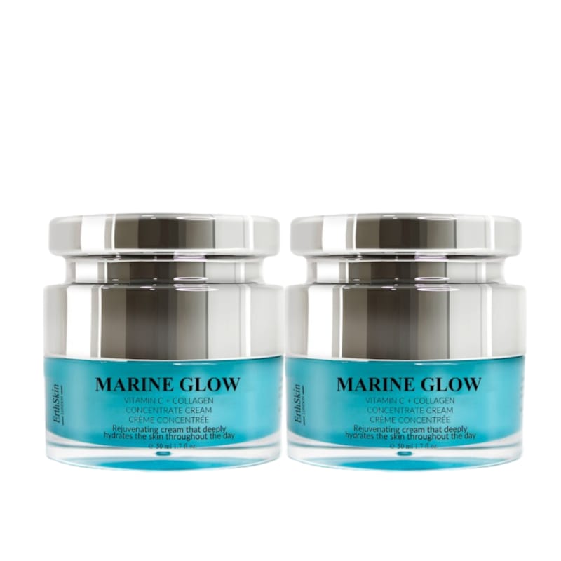 Erth Skin London - 2x crèmes vit. C marine glow 50ml