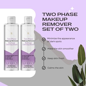 2x démaquillant biphasé 150ml