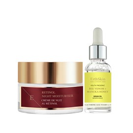 Crème nuit rétinol et serum vit.c