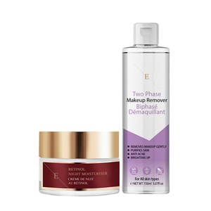 Duo démaquillant et crème nuit rétinol