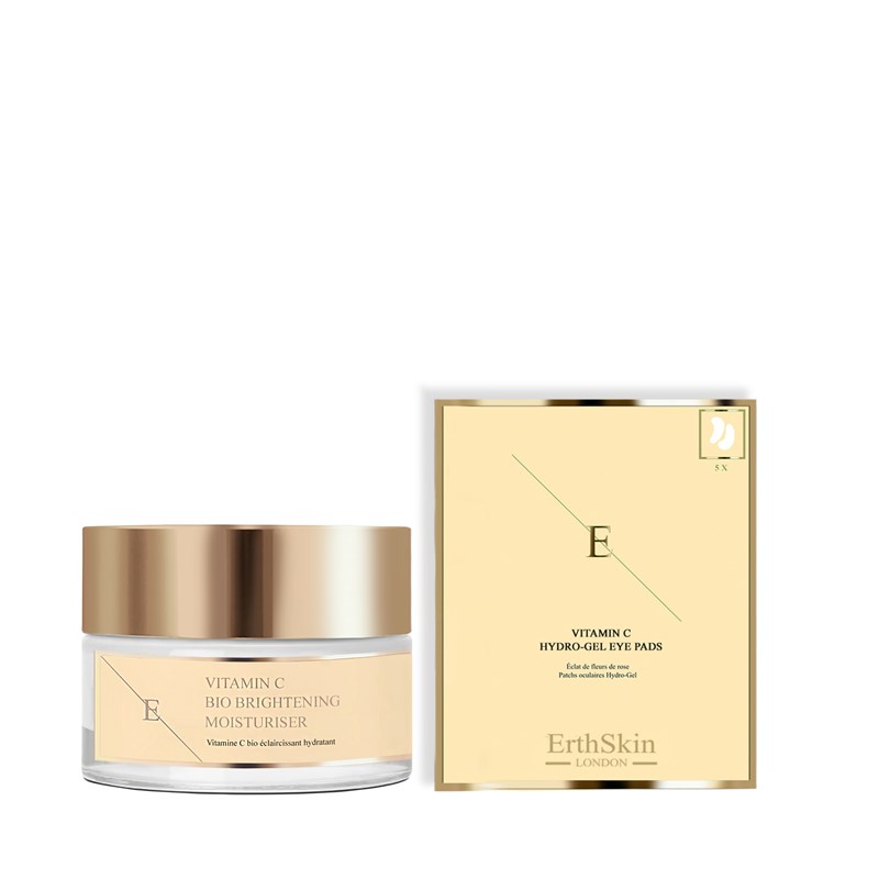 Erth Skin London - Duo crème visage et patch yeux - vit.c