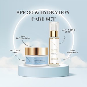 Crème spf 30+sérum a.hyalu etcollagène
