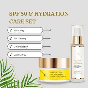 Crème spf50 + sérum hyalu et collagène