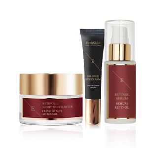 Routine rétinol et crème yeux or 24k