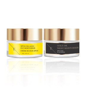 Duo jour et nuit - spf 50 et or 24k