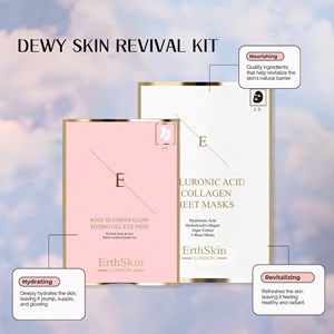 Masque hyalu + patchs yeux rose (5x2)