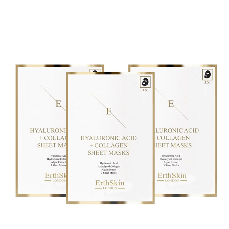 15 masques visage hyalu & collagène