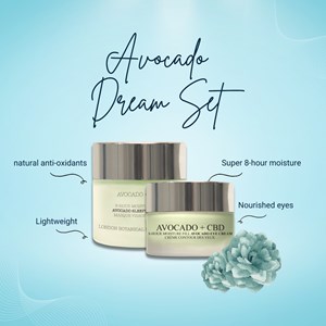 Duo mask visage et contour yeux - avocat