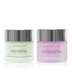 Duo mask avocat et crème nuit cbd