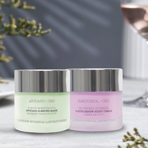 Duo mask avocat et crème nuit cbd