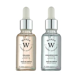 Duo sérums-acide hyaluronic et collagène