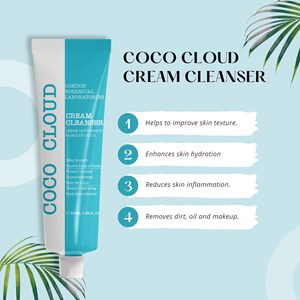 Crème nettoyante nuage de coco