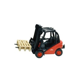 Chariot élévateur linde - rouge