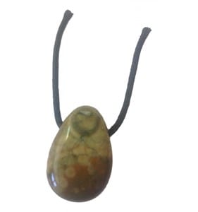 Pendentif percé en rhyolite