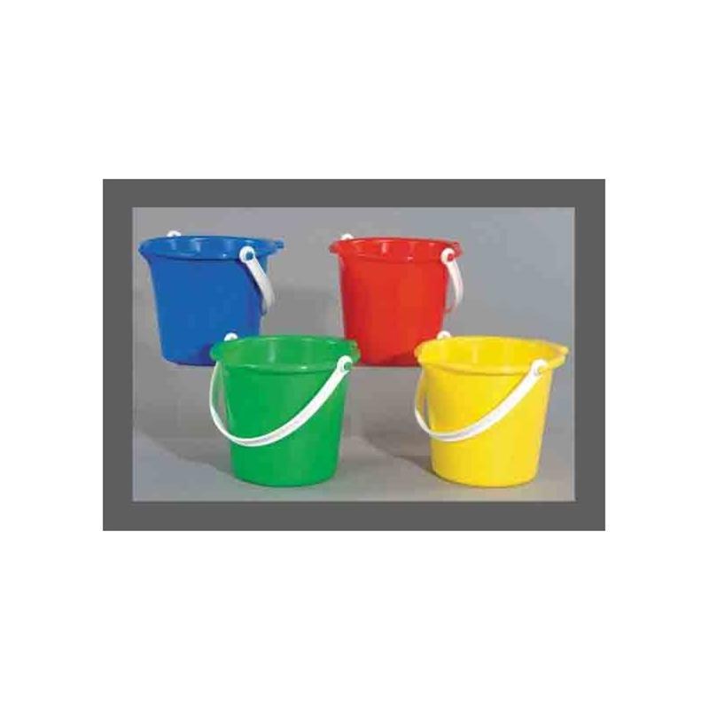 Sceau de plage en plastique