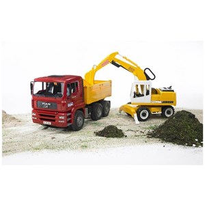 Pelleteuse liebherr avec fonctions