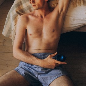 Stimulateur tapping pour homme - bleu