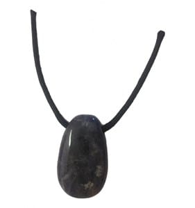 Pendentif percé en iolite