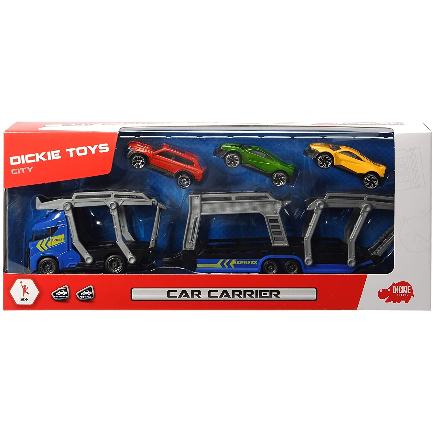 Voiture jouet - SALALIS - Transporteur de camion - 18 pièces - Pour enfants à partir de 3 ans