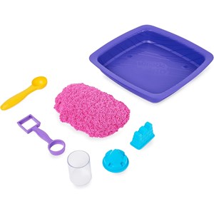 Kinetic sand boîte set shimmer rose 454g