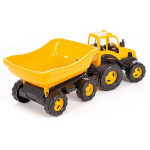 Trac trailer 71cm jaune