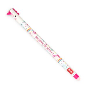 Stylo à encre gel effaçable - licorne