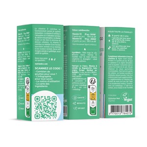 Vitamine d3 végétale bio - 5 mois