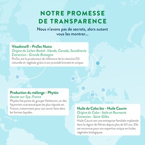 Vitamine d3 végétale bio - 5 mois