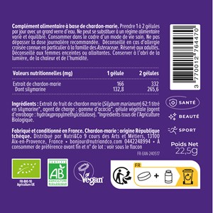 Chardon-marie bio - détox - 1 mois