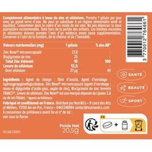 Zinc bisglycinate - immunité - 2 mois