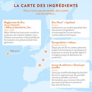 Zinc bisglycinate - immunité - 2 mois