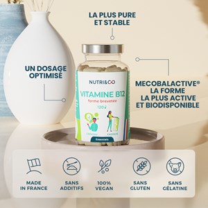Vitamine b12 - energie - 4 mois