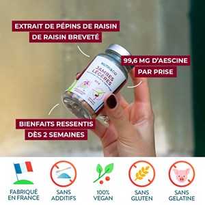 Jambes légères - retour veineux - 1 mois