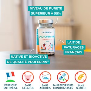 Lactoferrine - immunité - 60 jours