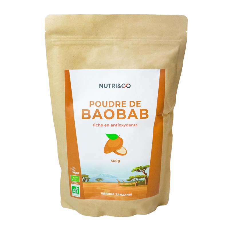 Poudre de baobab bio - antioxydants