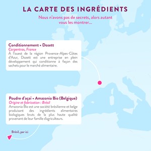 Poudre d'açaï bio - acide gras